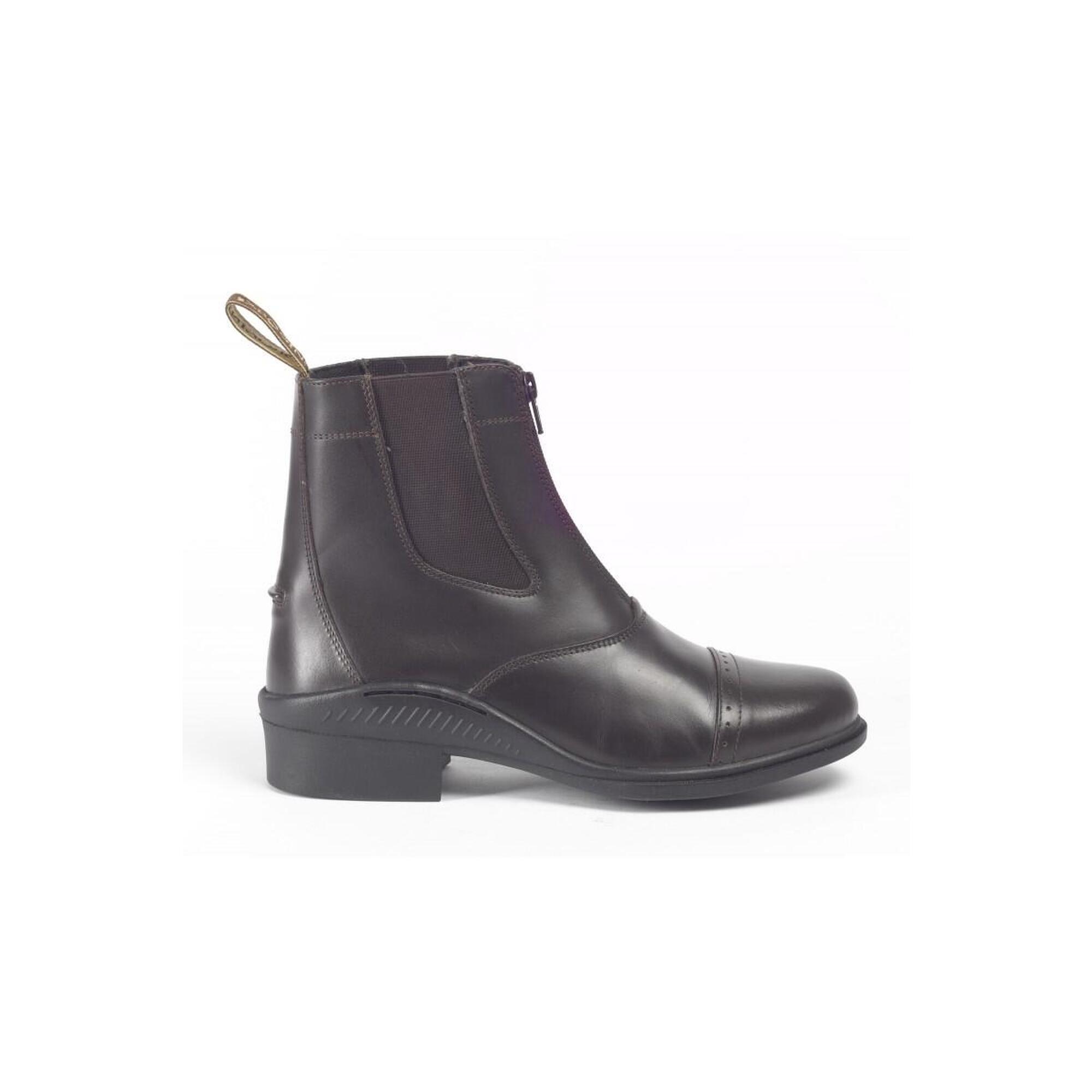 Tivoli Zip Paddock Boot- Black BROGINI 