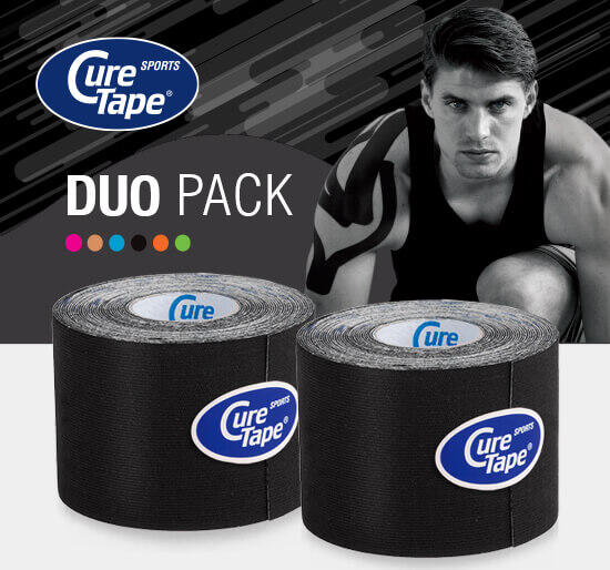 CURETAPE CureTape® SPORTS Kinesiotape - Speciale aanbieding set - Zwart