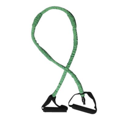 Трубчатый эспандер Matchu Sports Fitness Elastic DeLuxe в хлопковом чехле, 3 kg, Słoneczny żółty / 5 kg, Красный флуоресцентный — фото 3