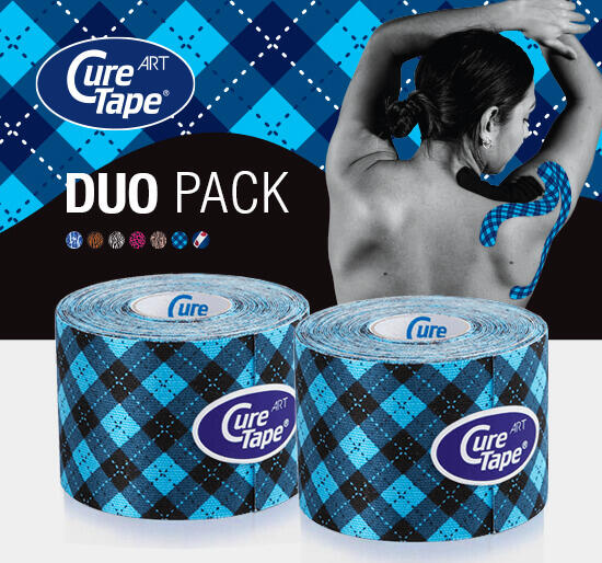 CURETAPE CureTape® ART Kinesiotape - Speciale aanbieding set - Tartan