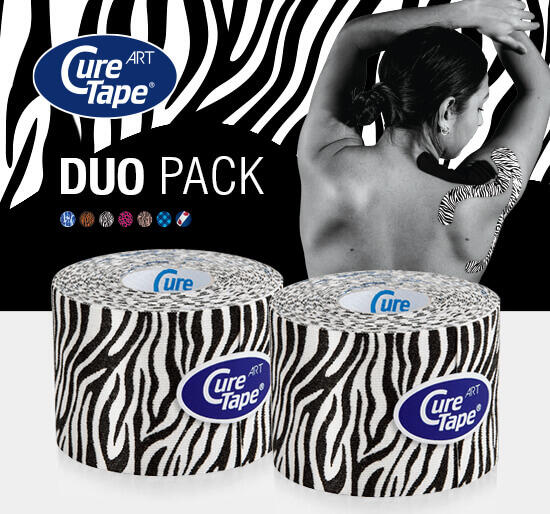 CURETAPE CureTape® ART Kinesiotape  - Rabattsatz - Zebra