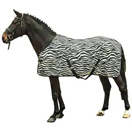 Fly Sheet for Horse with Cross Surcingles HKM Zebra