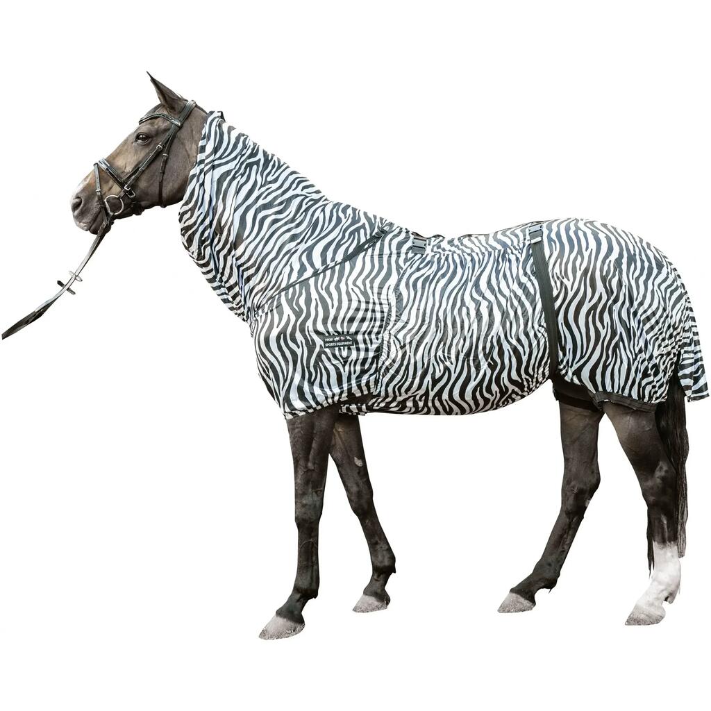 Anti-eczema horse blanket HKM Zebra