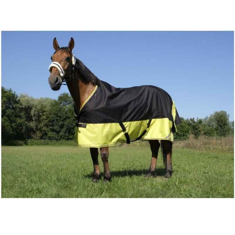 Stalldecke 600D TYREX REFLECTIVE schwarz/gelb