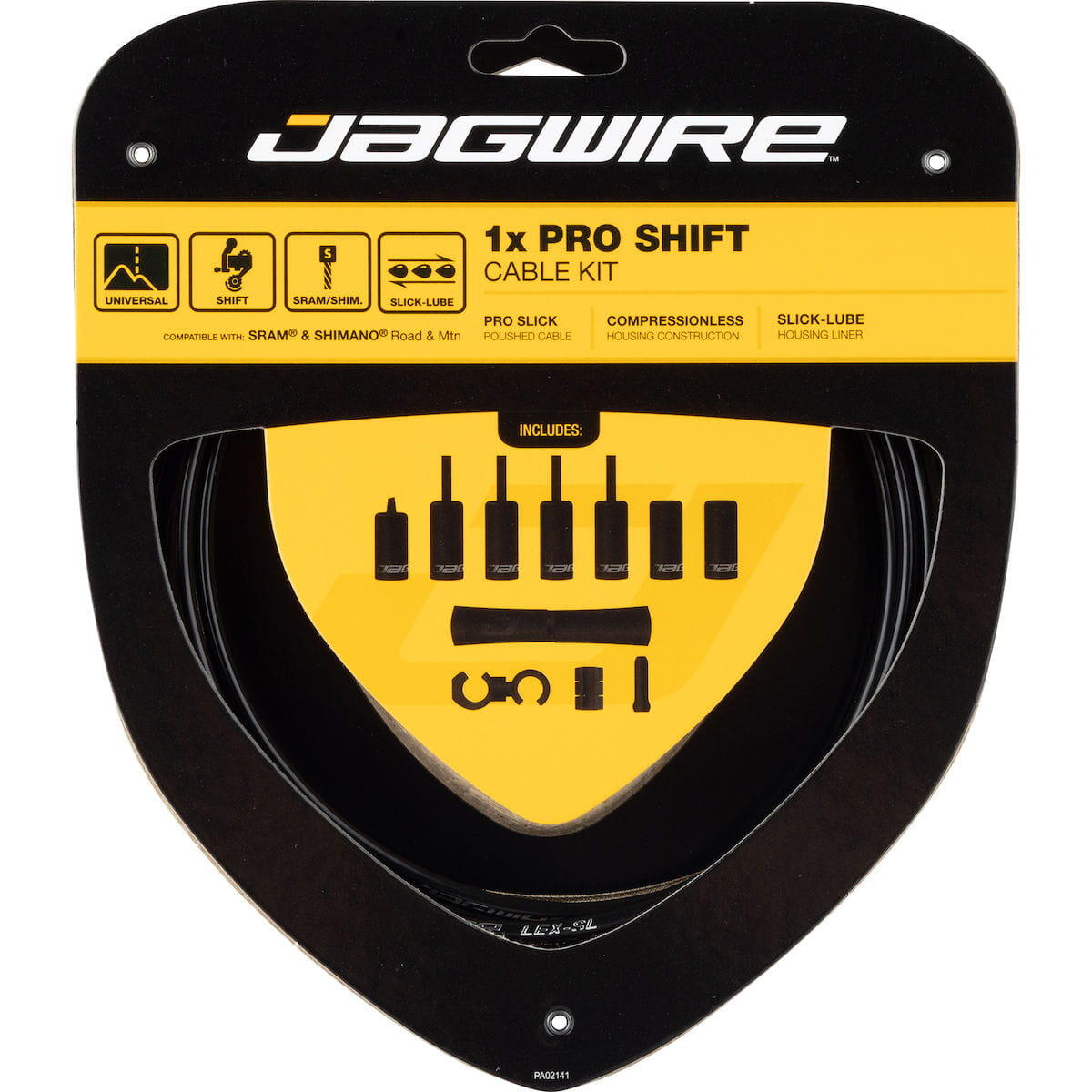JAGWIRE Schaltzugset 1X Pro - Schwarz