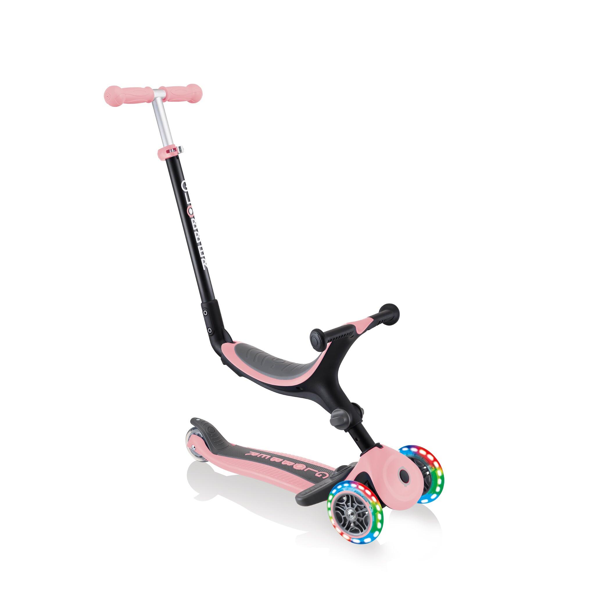 pink scooter light up wheels