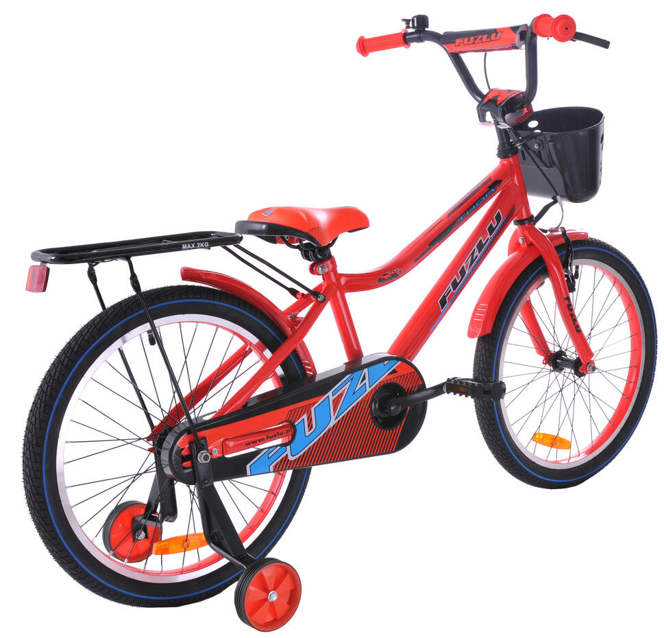 Rower dziecięcy 20" Fuzlu Thor czerwono-czarny