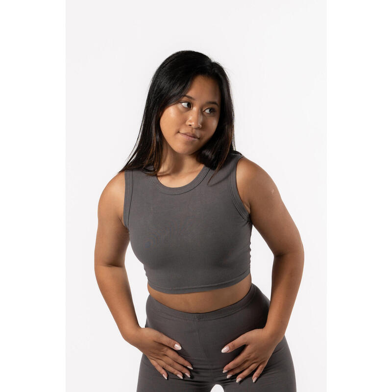 Aansluitende Tank Top 'Body' - Fitness - Dames - Slate