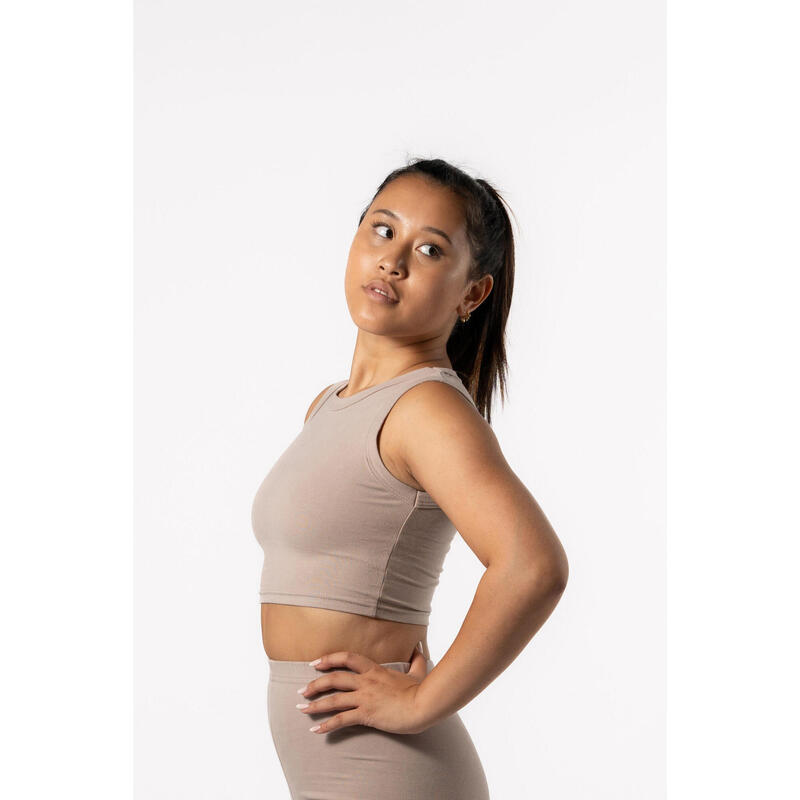 Débardeur ajusté 'Body' - Fitness - Femme - Chai Beige