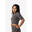 T-Shirt 'Body' Close-fitting - Fitness - Mulher - Cinza Ardósia