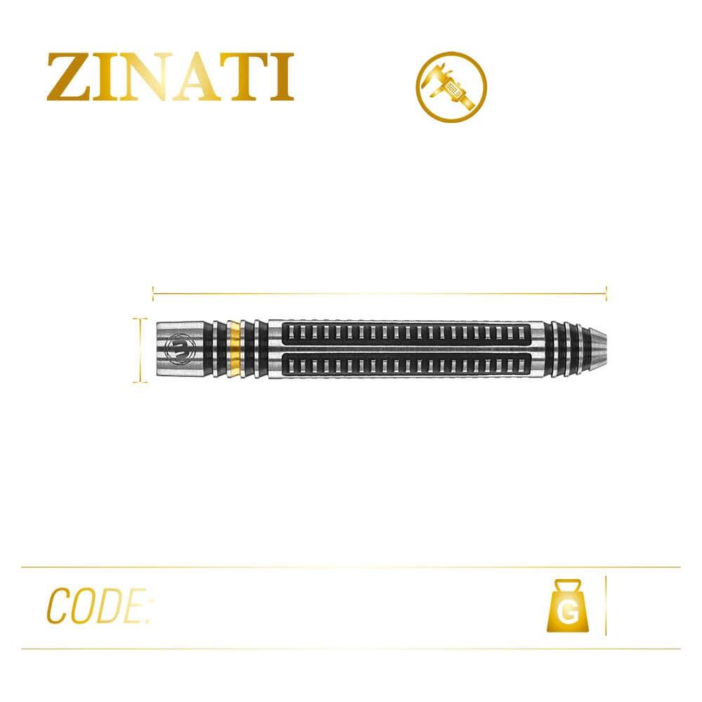 Dardos Winmau Darts Zinati 90% 5/5