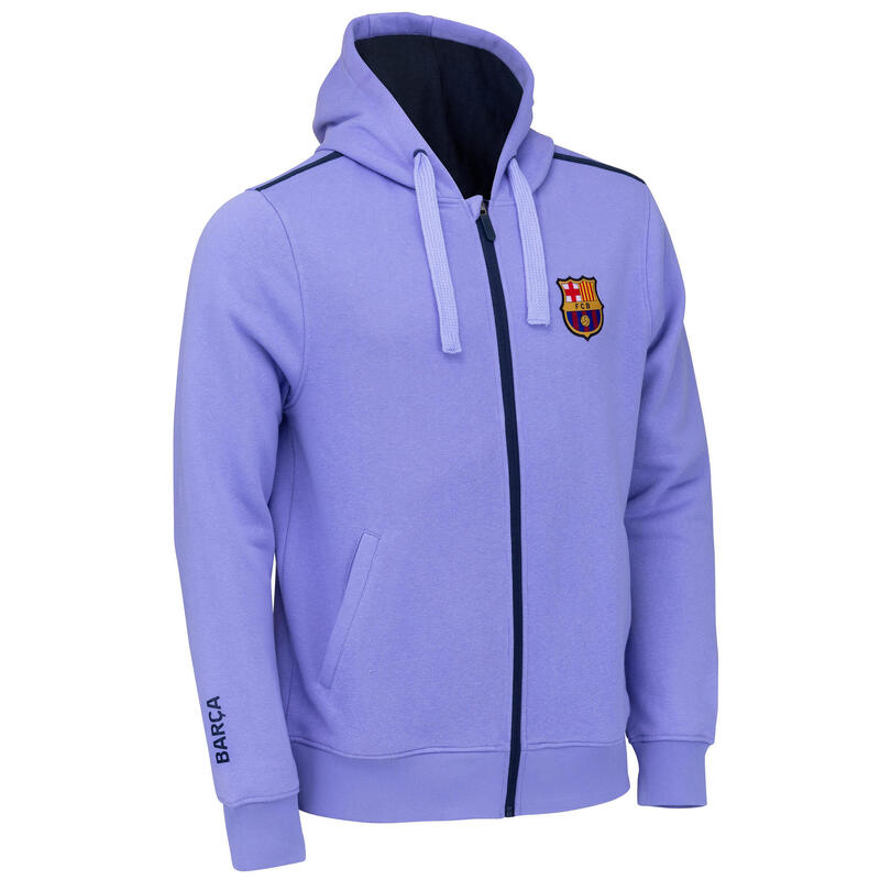 Sweat zippé à capuche Barça  - Collection officielle FC Barcelone