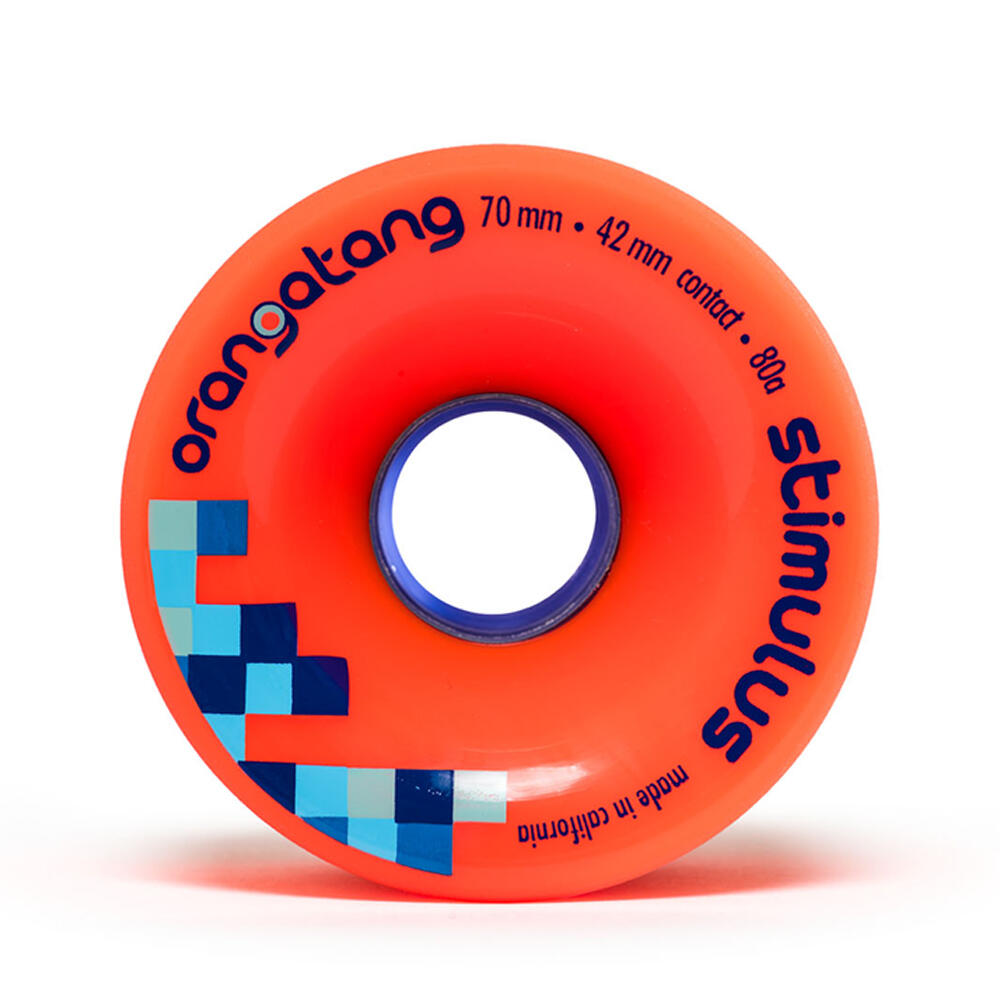 ORANGATANG STIMULUS LONGBOARD WHEELS 70MM/80A SET OF 4 ORANGATANG
