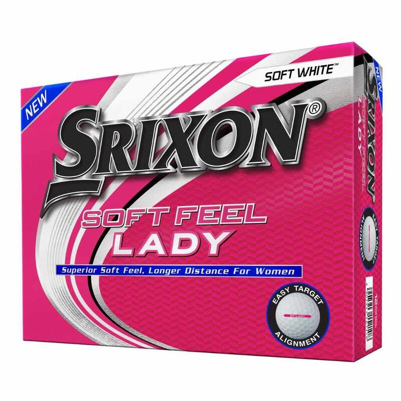 Srixon soft feel lady - roze - 12 stuks