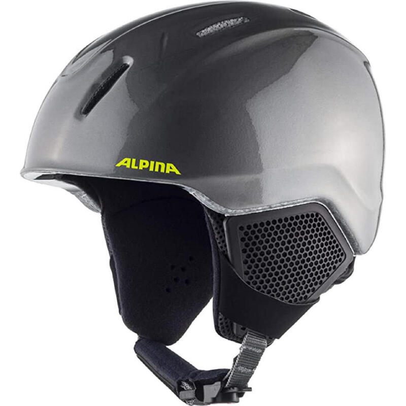 Skihelm CARAT LX Kinder charcoal-neon