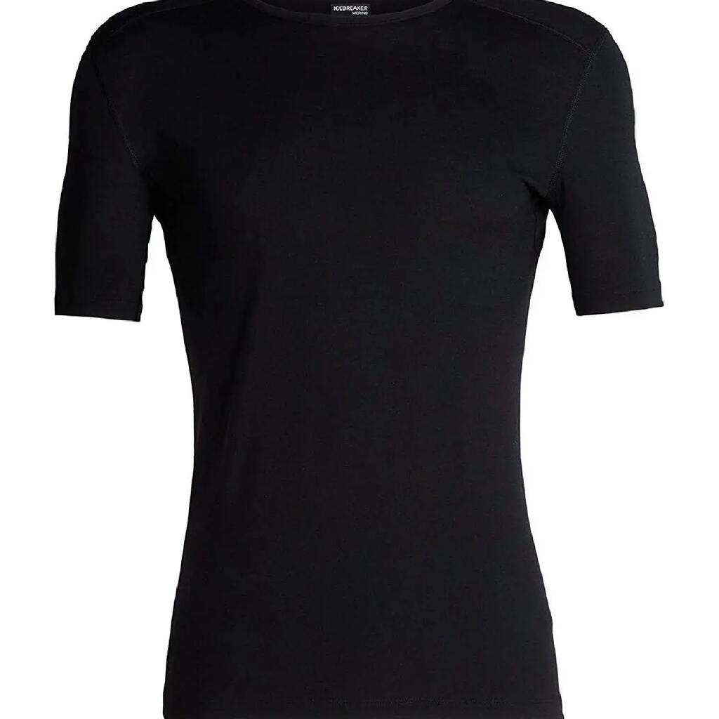 Icebreaker 200 Oasis Short Sleeved Thermal T-Shirt - Black
