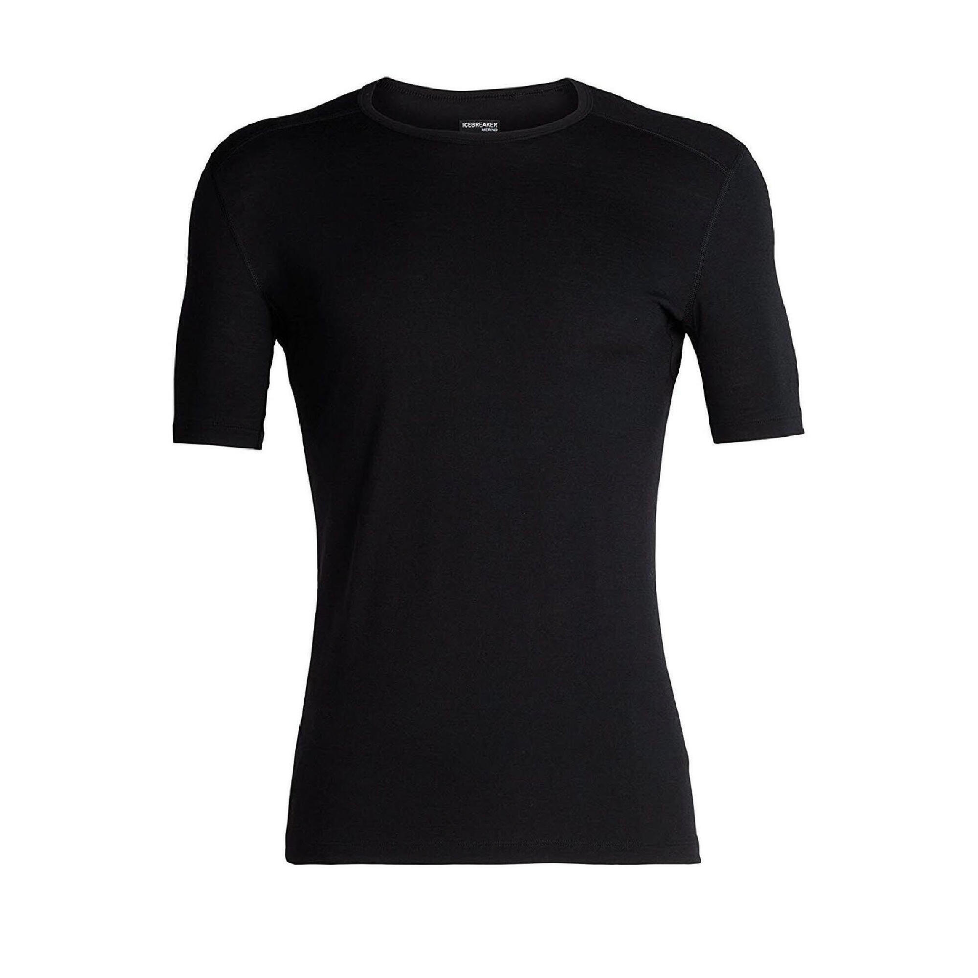 Icebreaker 200 Oasis Short Sleeved Thermal T-Shirt - Black
