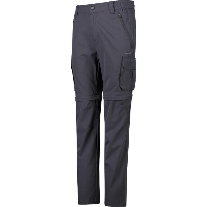 Pantalones De Trekking De Hombre Campagnolo Man Zip Off Pant Gris Oscuro