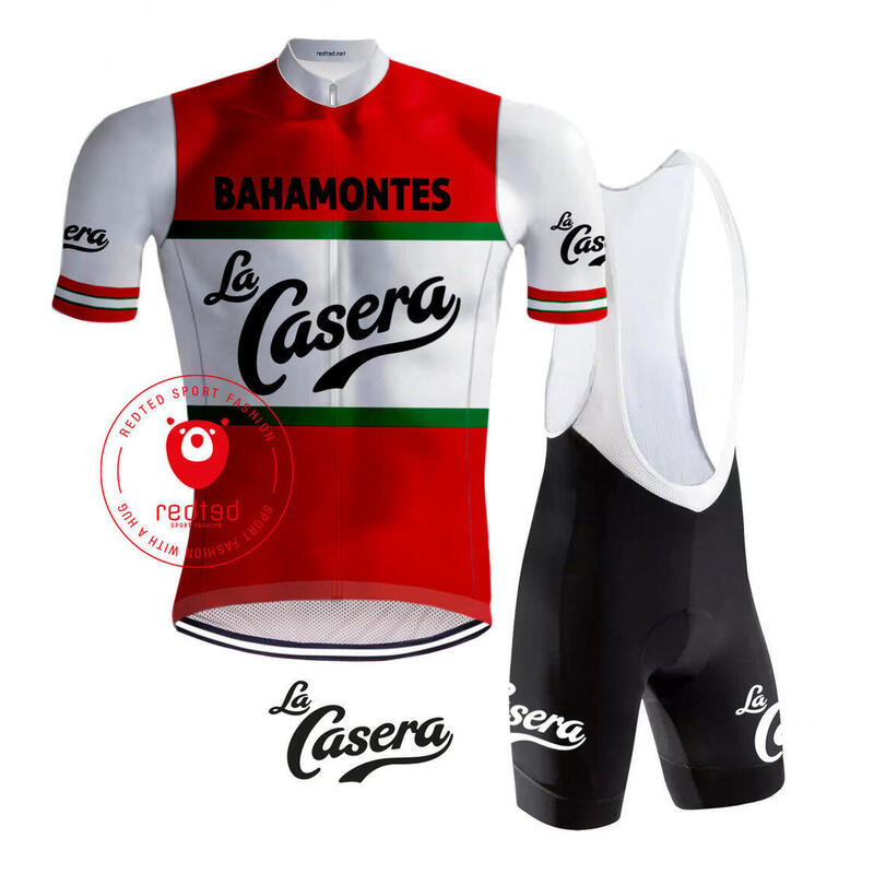 Retro kerékpáros ruházat La Casera - REDTED