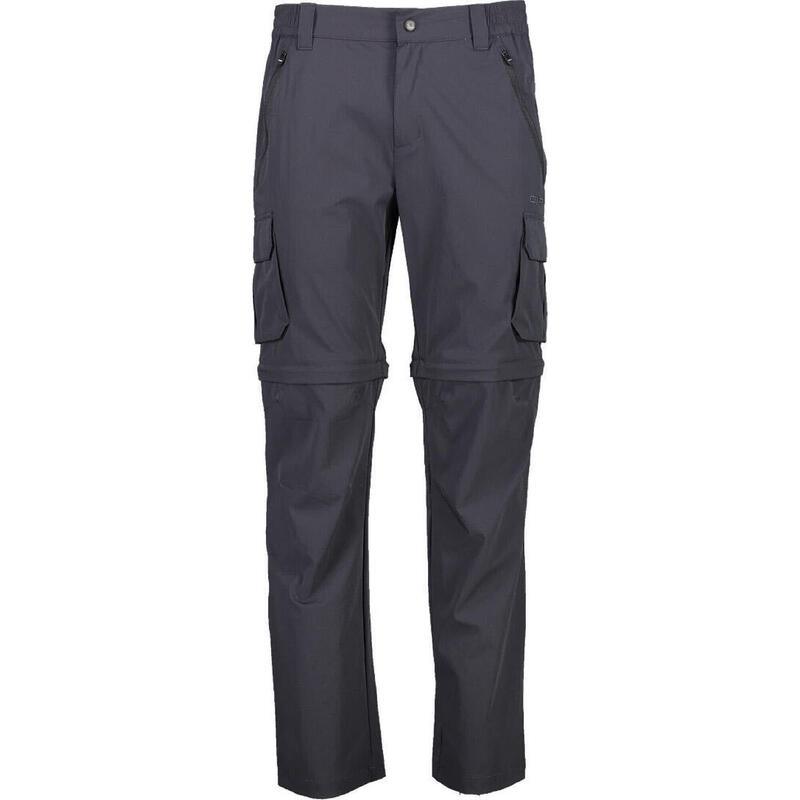 Pantalones De Trekking De Hombre Campagnolo Man Zip Off Pant Gris Oscuro