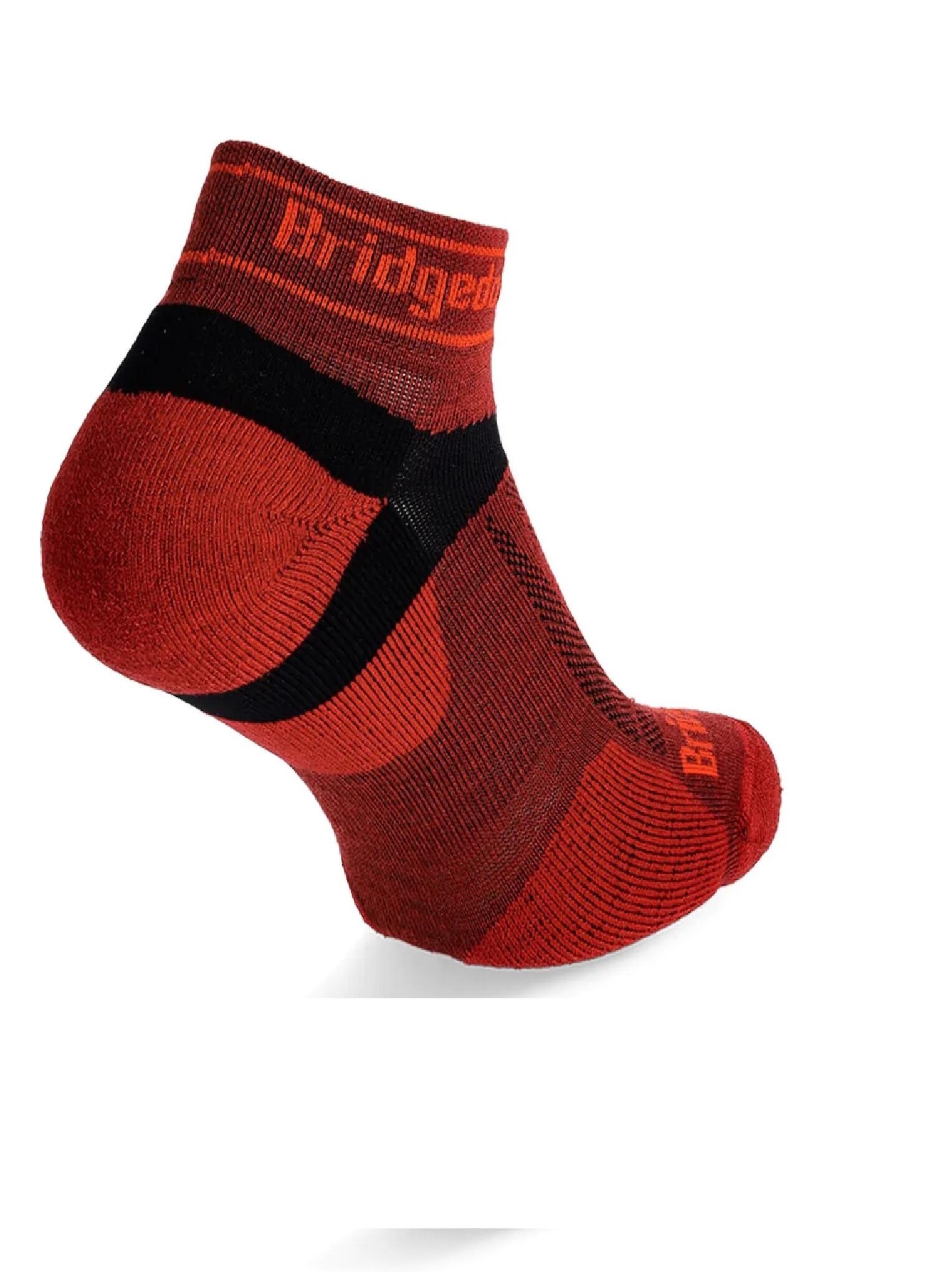 Bridgedale - 1 Paio Calzini Ultraleggeri Caviglia Uomo in Lana Merino Sportivi 3/7
