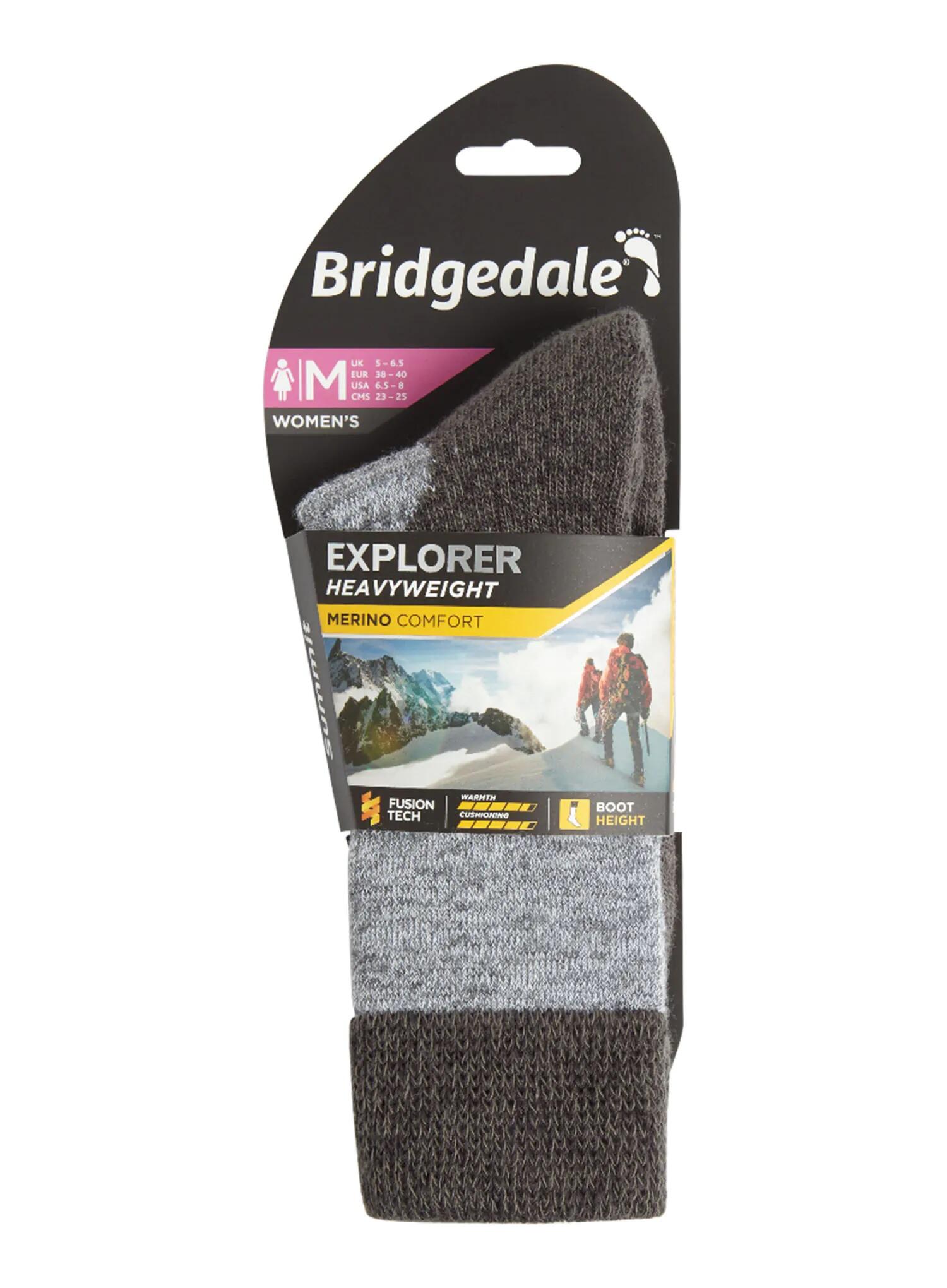 BRIDGEDALE EXPLORER Heavyweight Merino Comfort Boot Women's - Grey