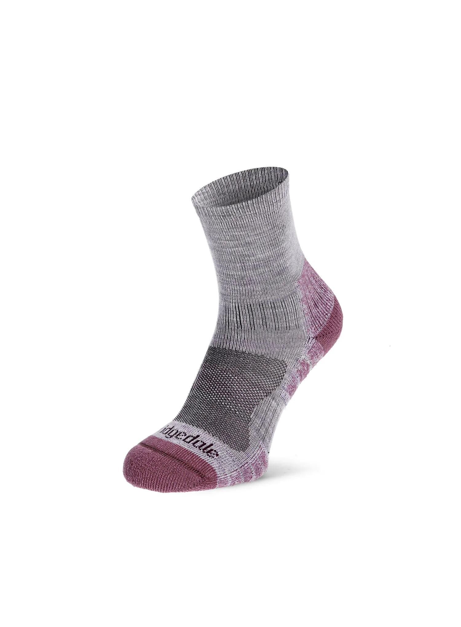 HIKE Lightweight Merino Performance 3/4 Crew Original Women's - Damson 2/7