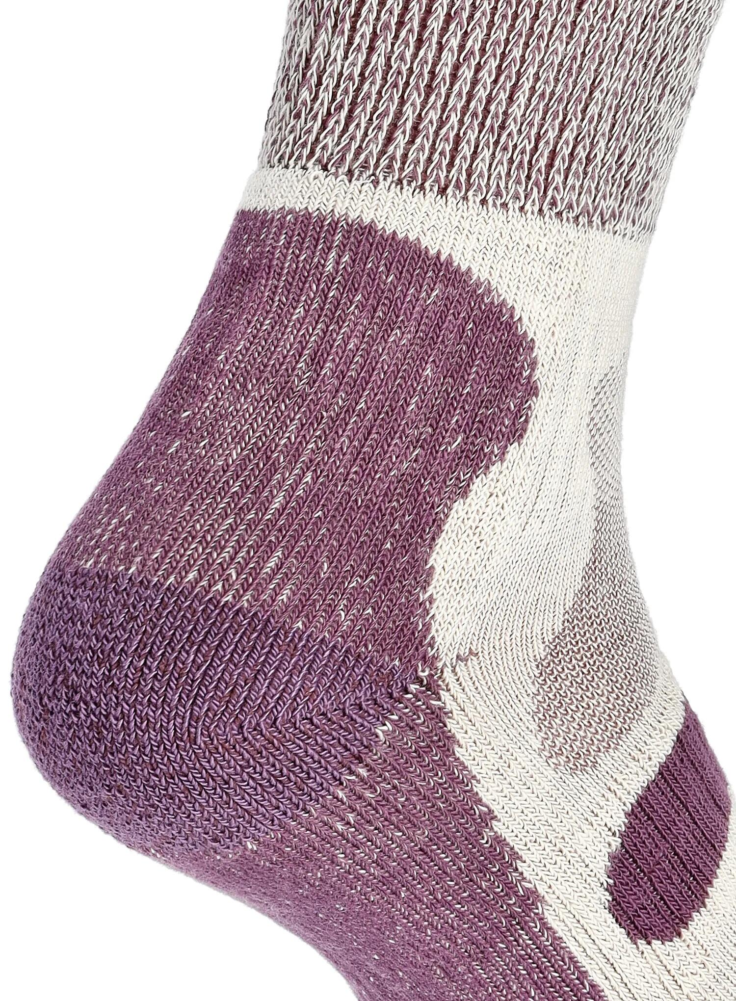 Bridgedale - Chaussettes de randonnée légères en coton rembourrées pour femmes 4/7