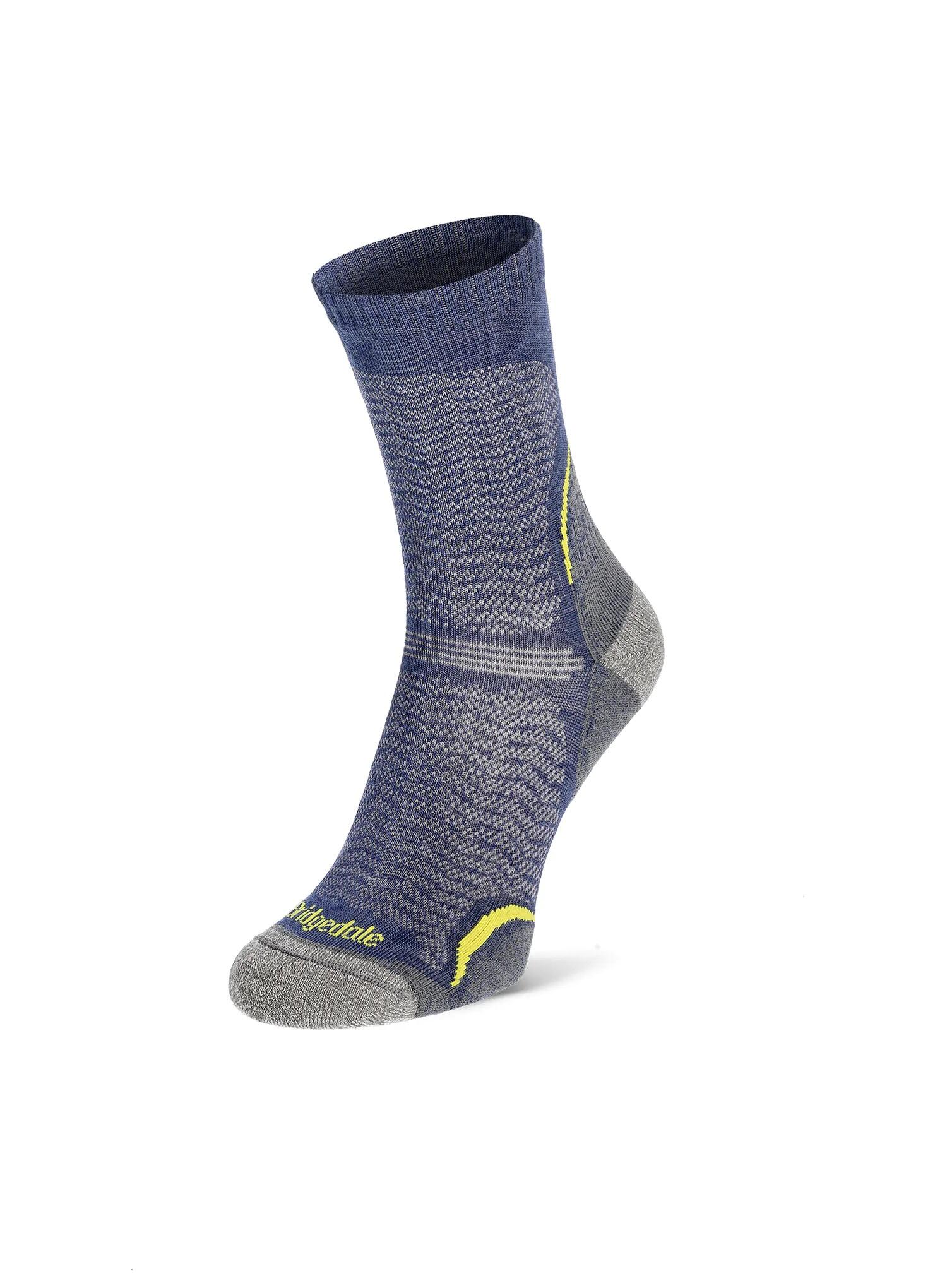 HIKE Ultralight T2 Merino Performance Original Crew Women's - Denim 2/7