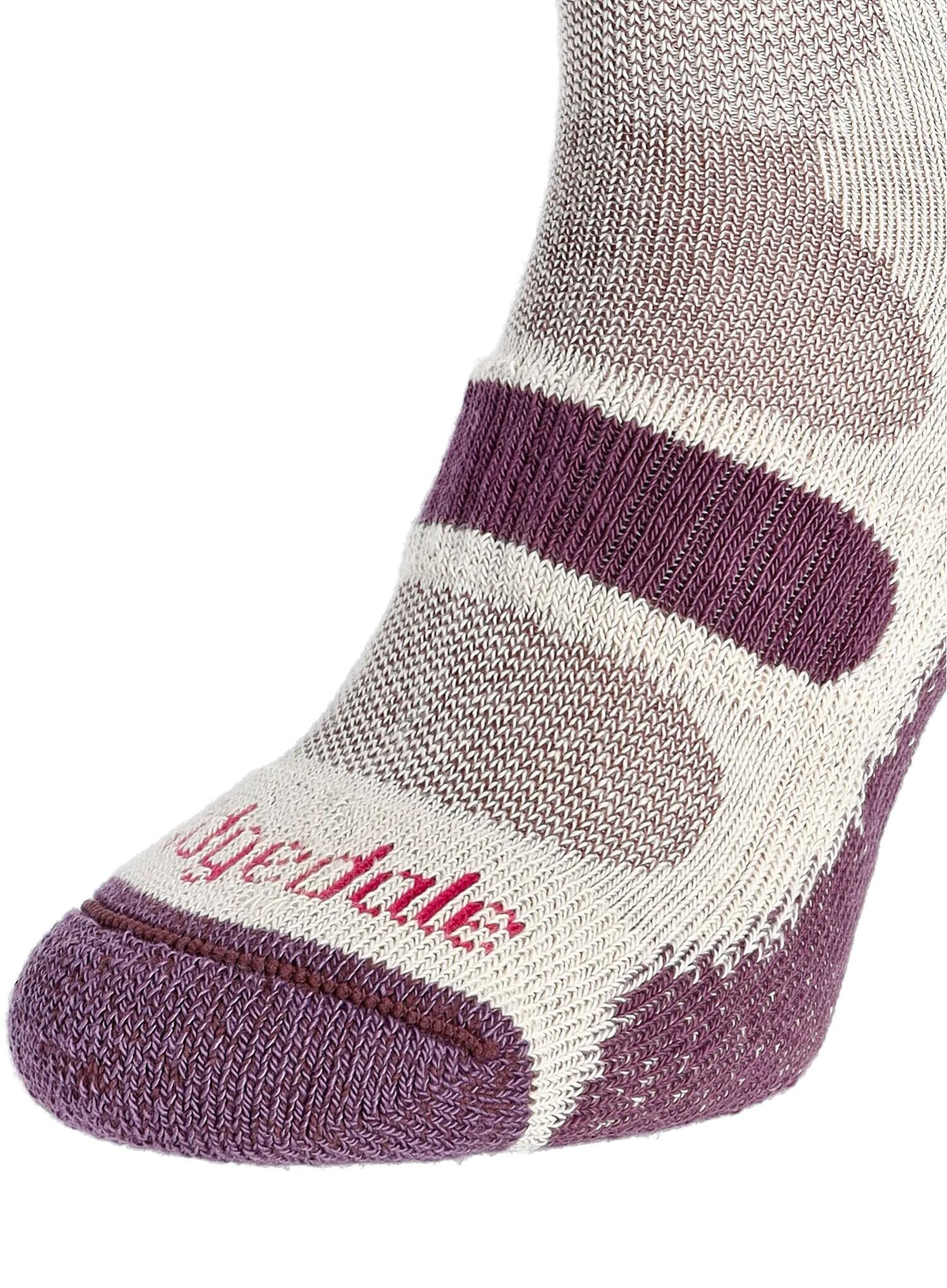 Bridgedale - Chaussettes de randonnée légères en coton rembourrées pour femmes 3/7
