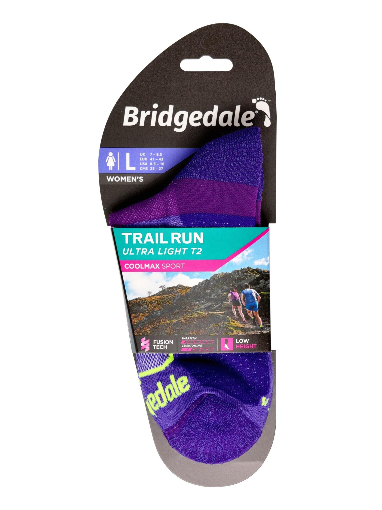 Bridgedale - Chaussettes basses de course ultralégères Coolmax Sport pour femmes 4/7