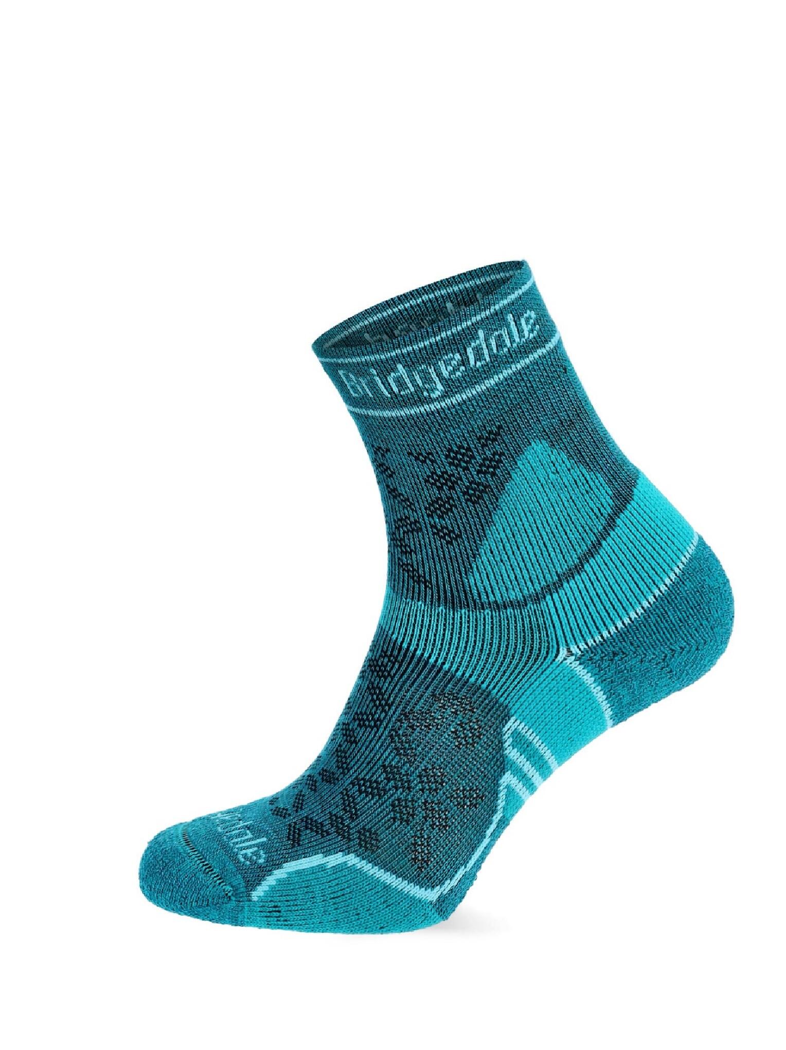 Bridgedale - Chaussettes 3/4 légères T2 Merino pour femme 4/7