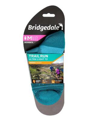 Dames trailrunning ultralichte t2 merinowol sport 3/4 crew sokken