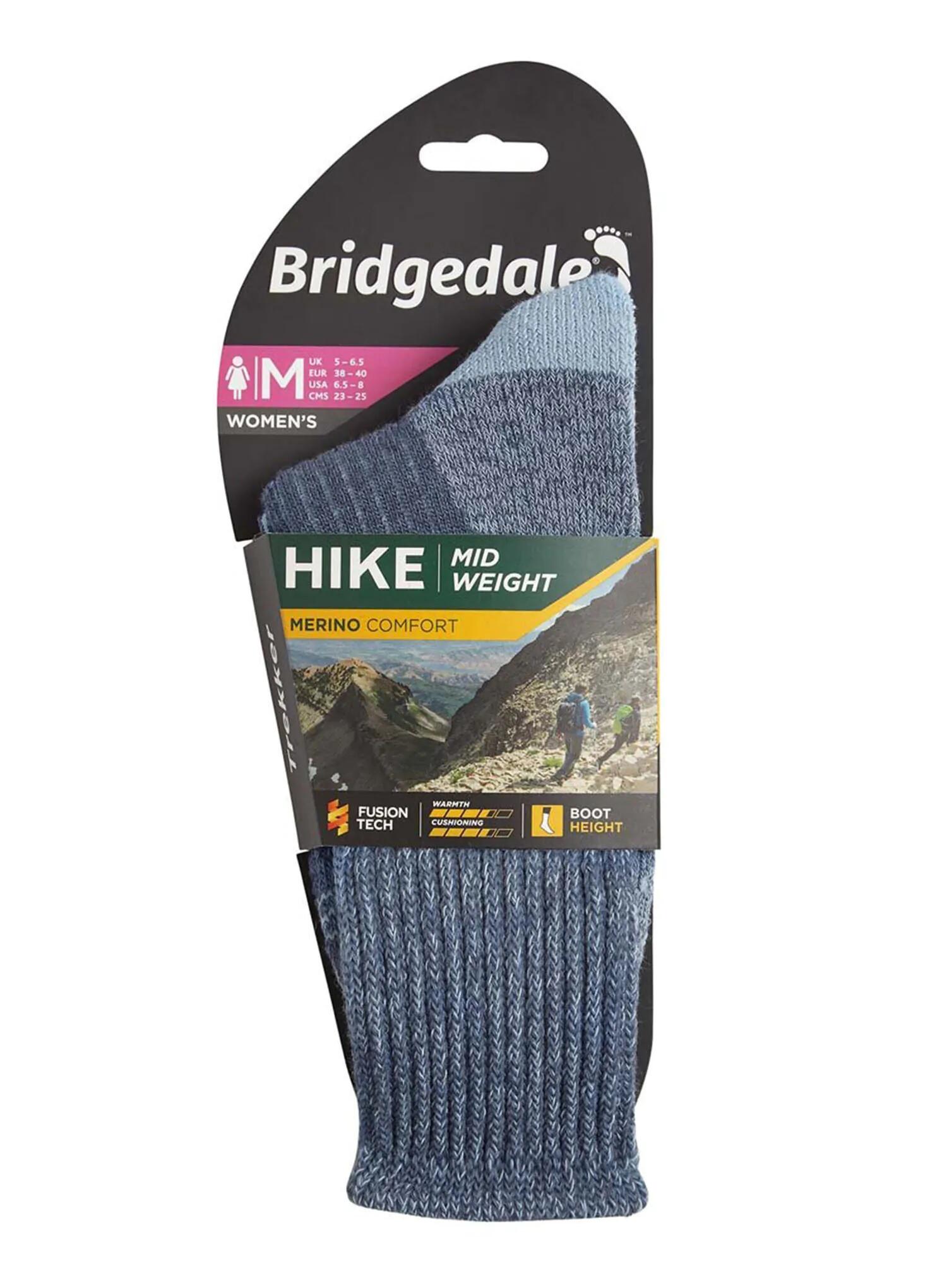 HIKE Midweight Merino Comfort Boot Women's - Blue 1/7