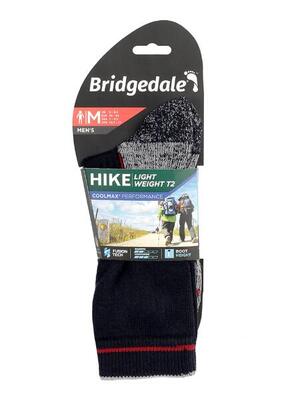 Bridgedale hike lightweight t2 coolmax crew - navyblauw - heren