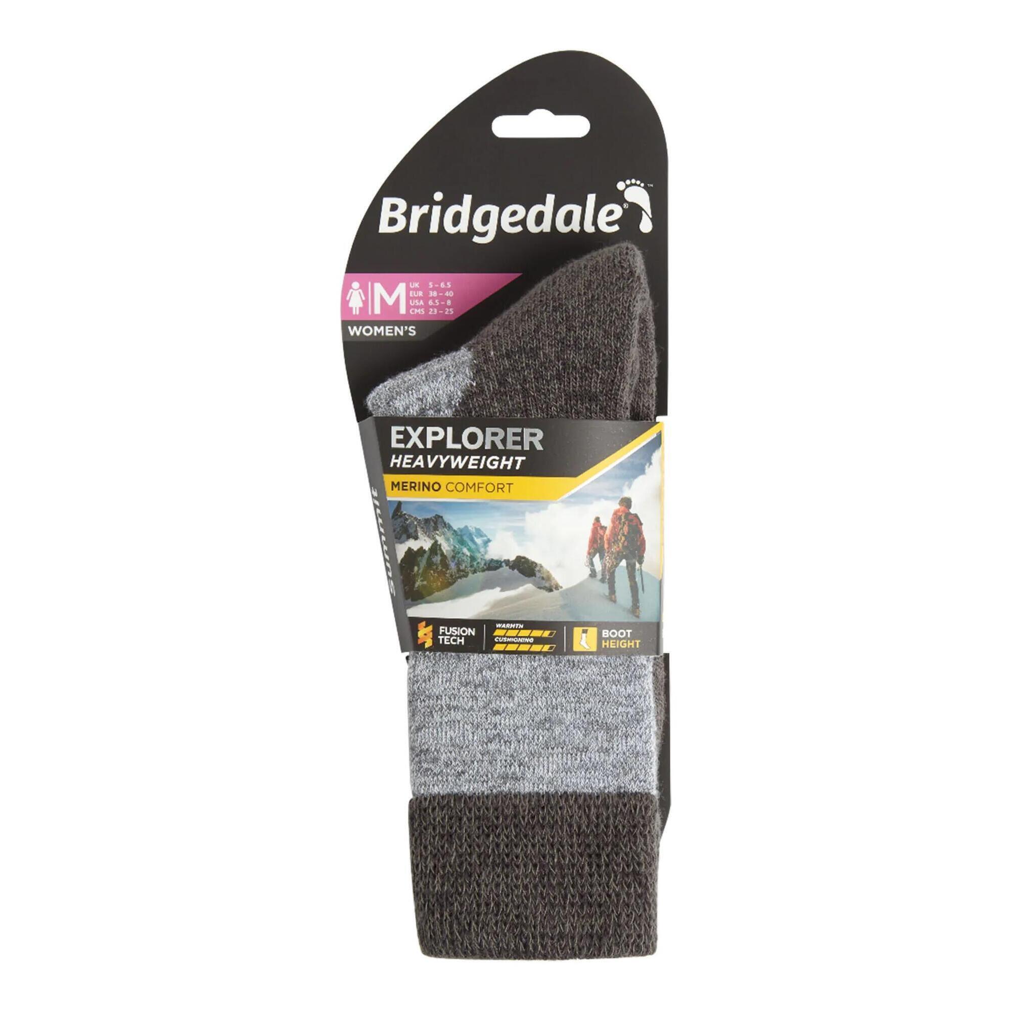 BRIDGEDALE EXPLORER Heavyweight Merino Comfort Boot Women's - Grey