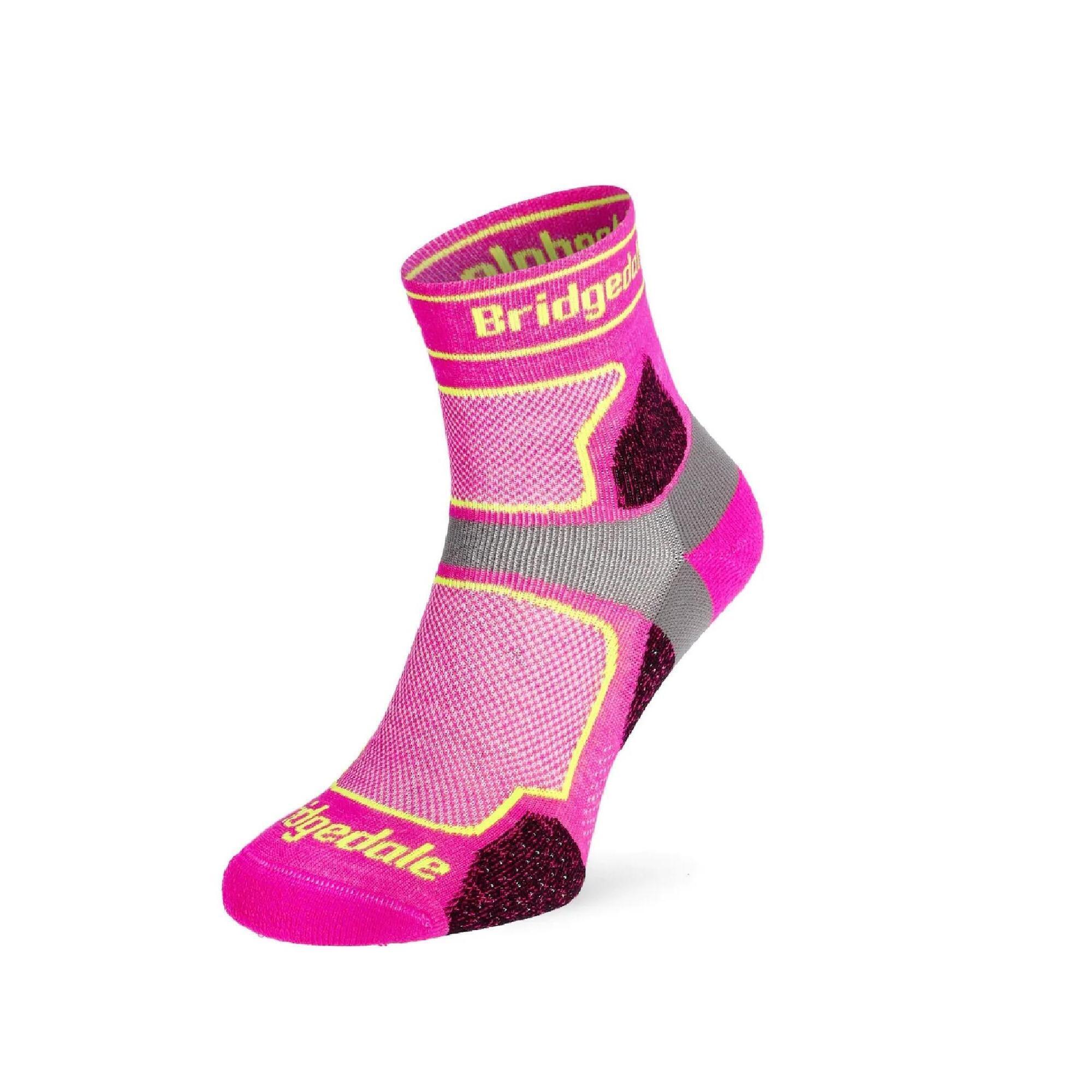 Bridgedale - Chaussettes de course ultralégères Coolmax Sport Crew pour femmes 1/6