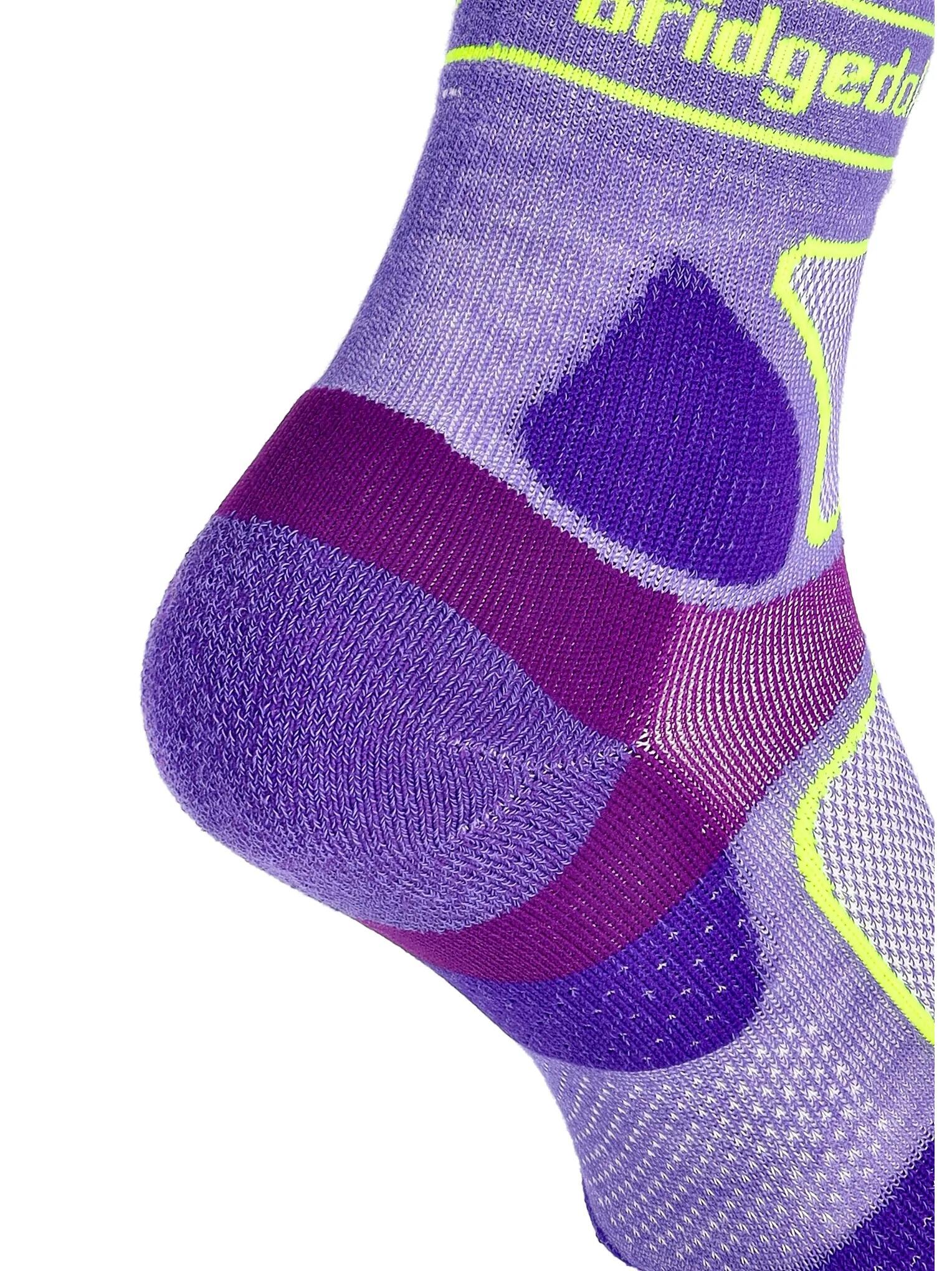 TRAIL RUN Ultralight T2 Coolmax Sport 3/4 Crew Women's - Purple 3/6