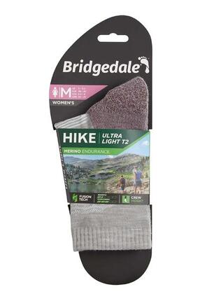 Ultralight T2 Merino Performance Wandelsokken Dames wollen sokken Denim