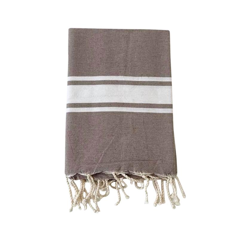 Traditioneel Fouta Kozo Taupe 200x200 190g/m² (1,5oz)