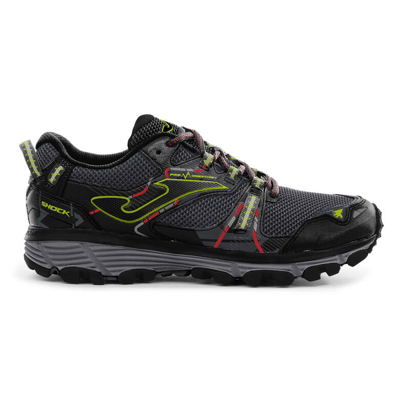 ZAPATILLA TREKKING HOMBRE SHOCK 2322 GRIS OSCURO