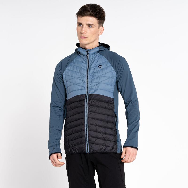 Mountaineer Woll-Hybrid-Wanderjacke für Herren - Grau