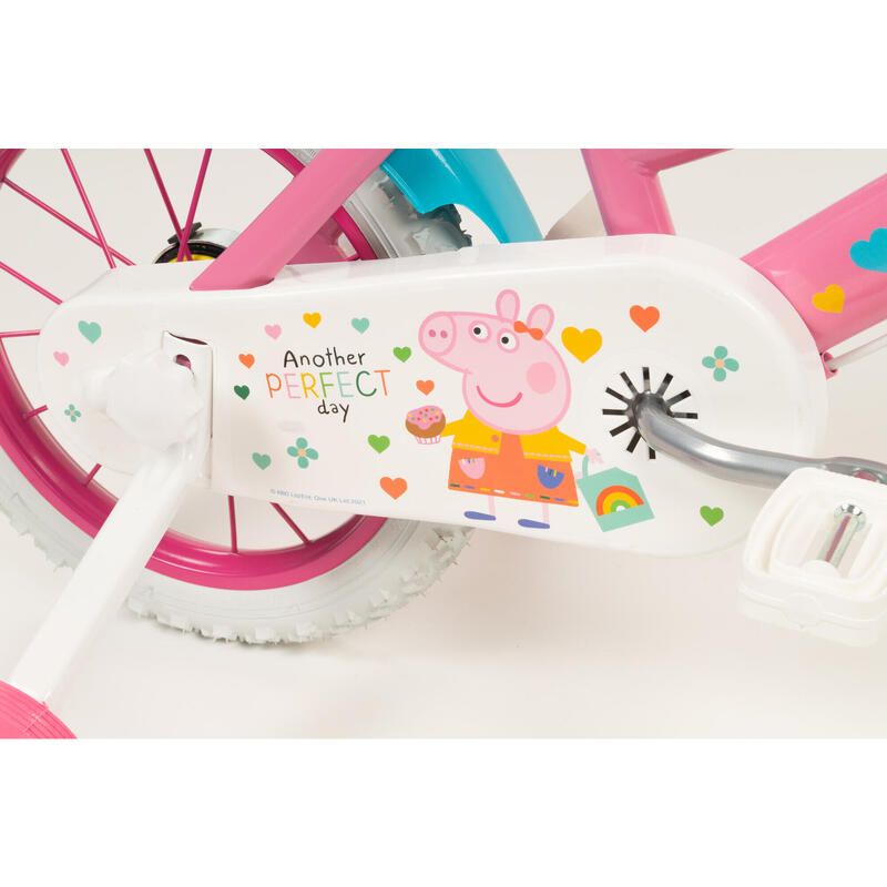 Toimsa Bicicleta 14 Peppa Pig - Bicicleta sigura si distractiva pentru copii