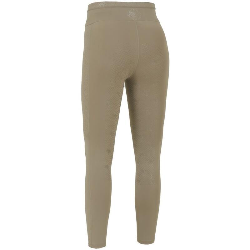 Damen Reitleggings Silikon Vollbesatz KLKatinka F-Tec2 beige cinder