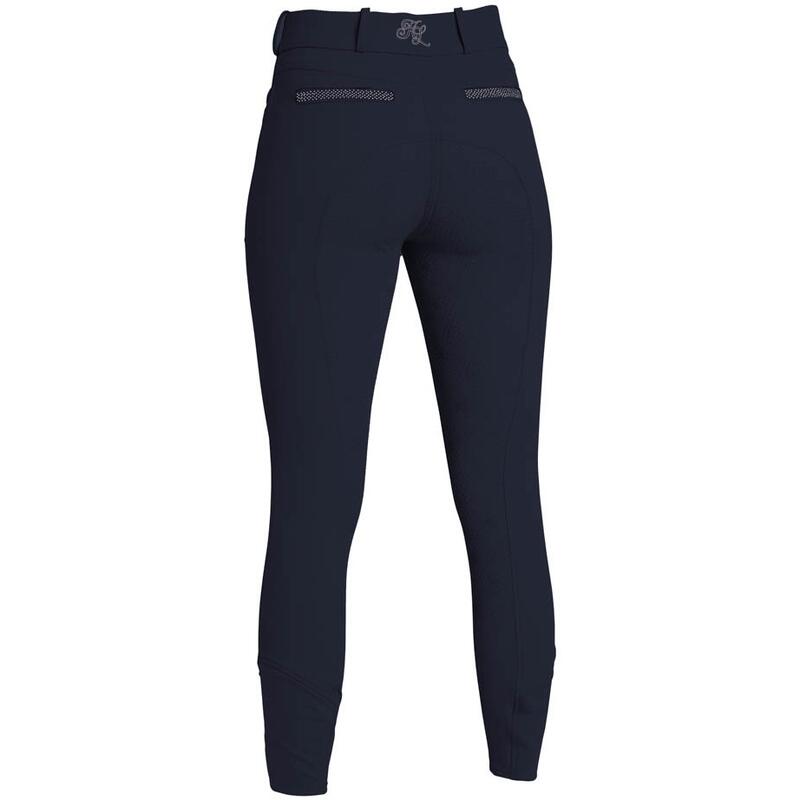 Damen Reithose Silikon Vollbesatz KLKadi E-Tec navy