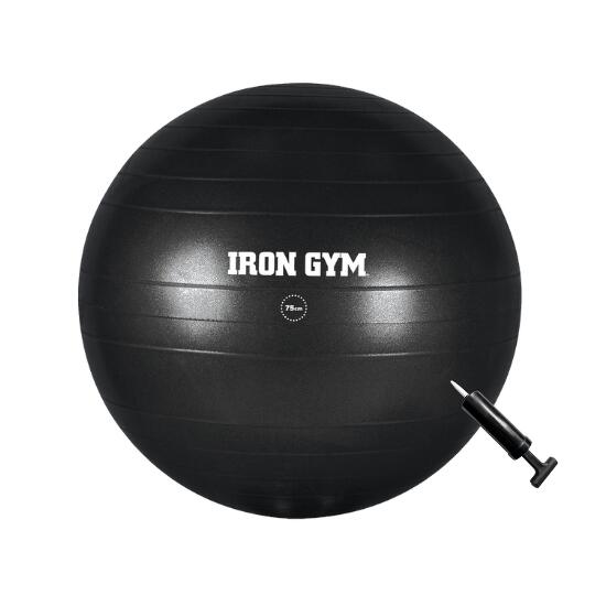 Iron Gym Gymnastikball 75 cm mit Pumpe