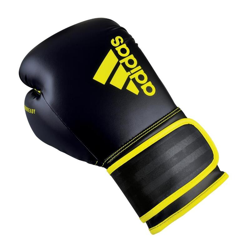 Boxhandschuhe Hybrid 80, schwarz/gelb, 6 oz
