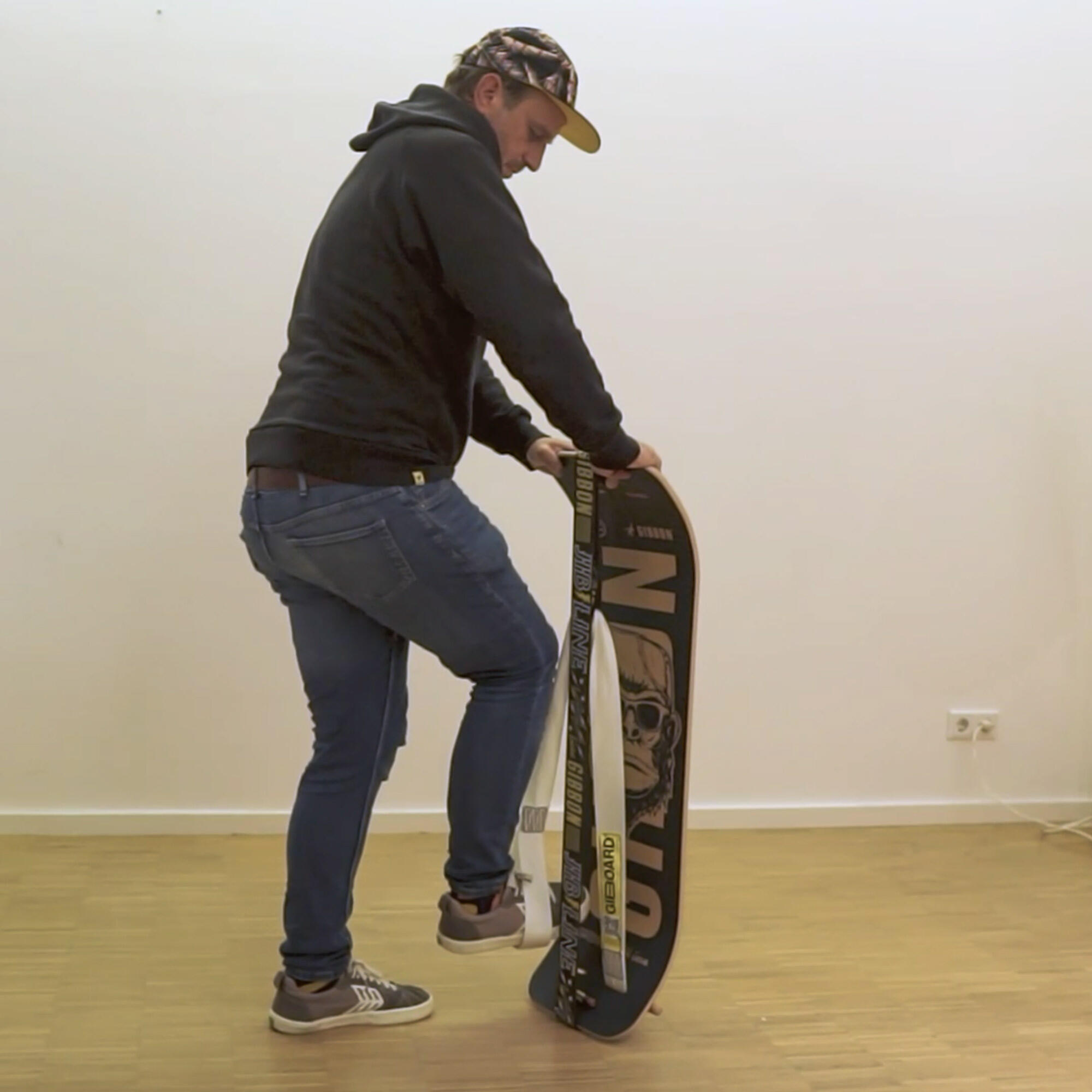 Slackline-Band zur Aufrechterhaltung der Spannung Gibbon Giboard 2/2