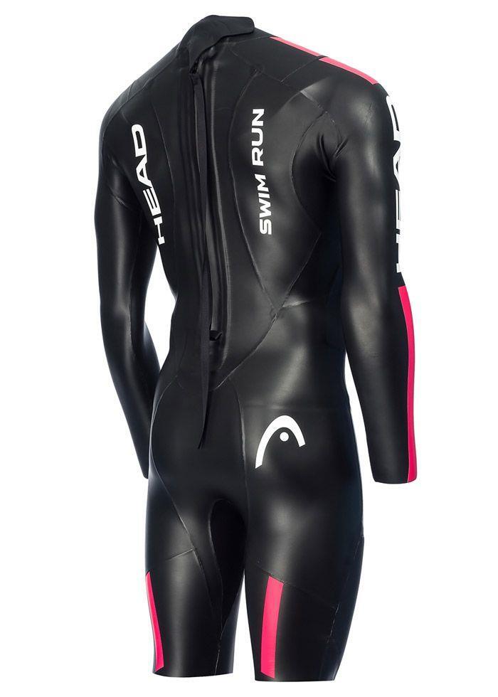 Head Swimrun Base Womens Shorty Wetsuit - Black / Red 2/3