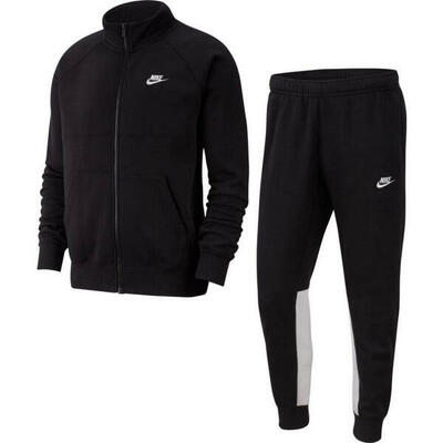 Trainingspak nike nsw fleece tracksuit, zwart, mannen